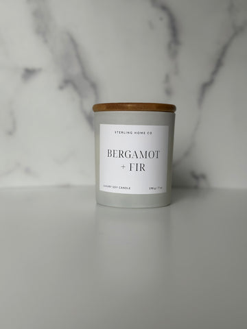 Bergamot & Fir Candle