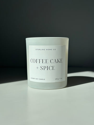 Coffee Cake + Spice Soy Candle