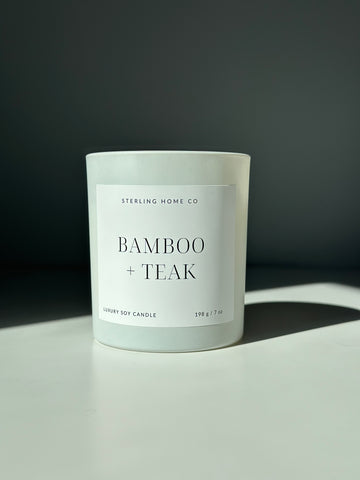 Bamboo & Teak Candle